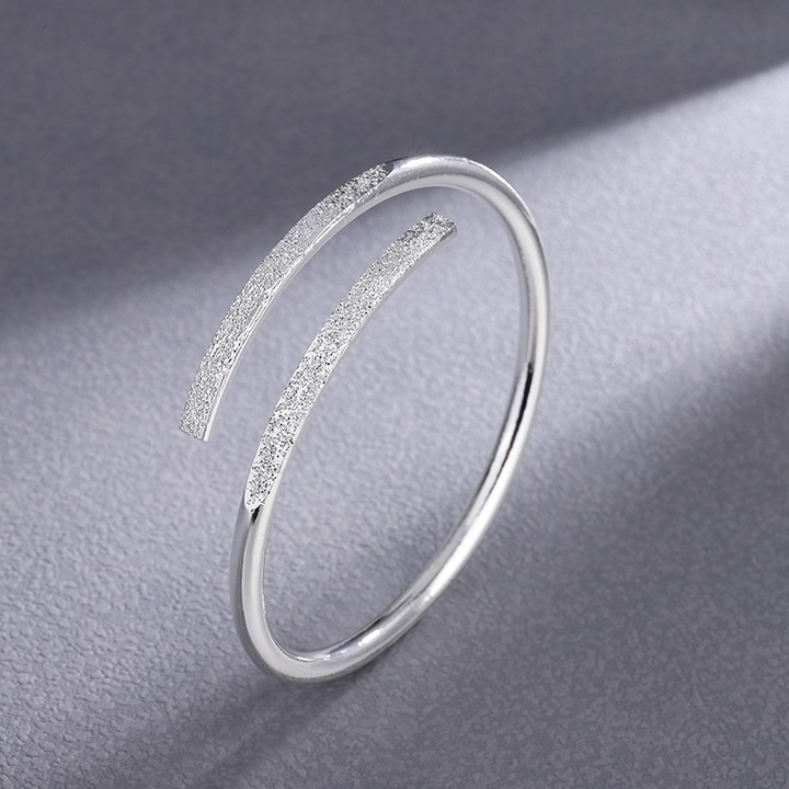 Bratara ajustabila, placata cu argint, cupru