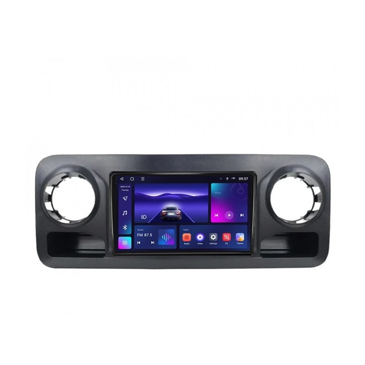 Navigatie Mercedes Sprinter dupa 2018 cu ecran 2K de 9 inci 8-core 2+32GB Android Wireless Carplay Slot SIM 4G
