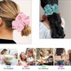 Set 10 elastice de par, multicolor, pentru femei si fete