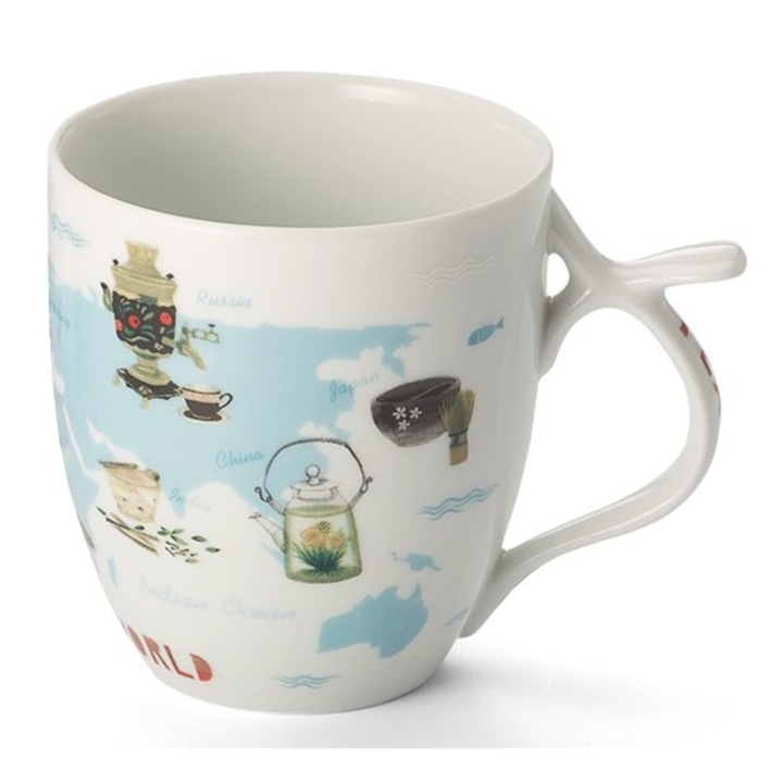 Cana - Tea around the World, Portelan, 350 ml, Multicolor