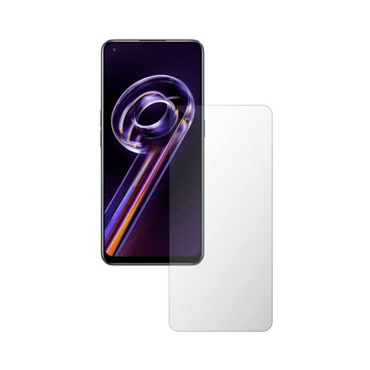 Set 2X Folie Protectie Ecran iSkinz Matte pentru Realme 9 Pro + Plus - Full Cut, Invisible Skinz Matte, Siliconica Mata Anti-Amprenta, Anti-Reflex, Adeziva si Flexibila