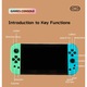 Joc portabil STELS, tehnologie inteligenta, ecran color de 7.1 inchi, HDMI, 20000 de jocuri, verde/albastru