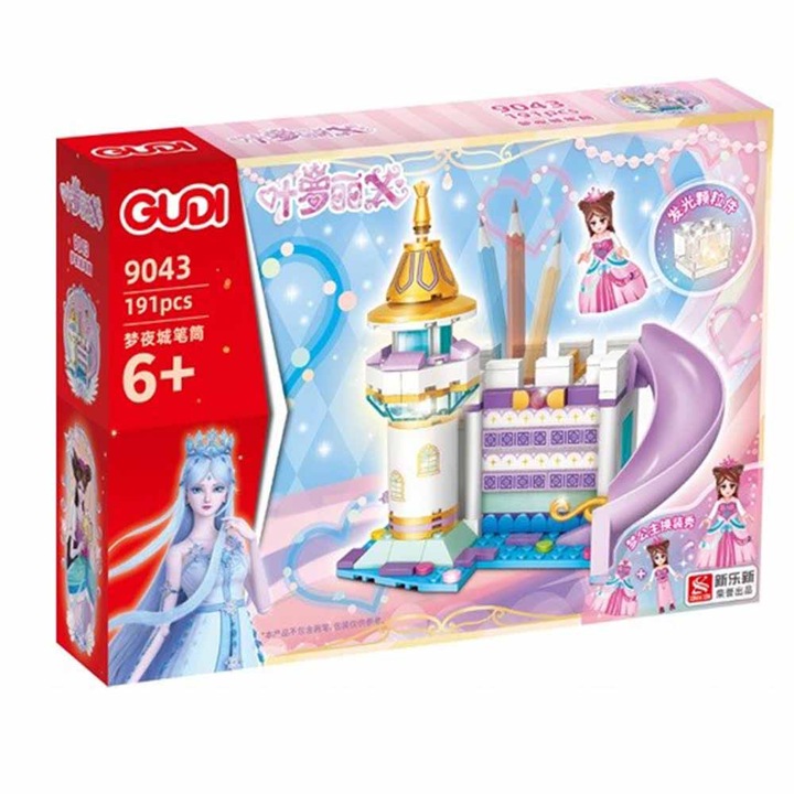 Конструктор gudi замък, 191 елемента