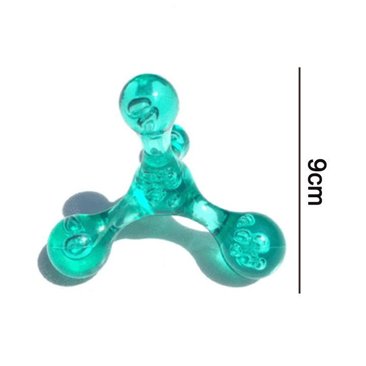 Aparat de masaj de picior, AMRINUGL, 4 capete, verde, 29x30x1cm