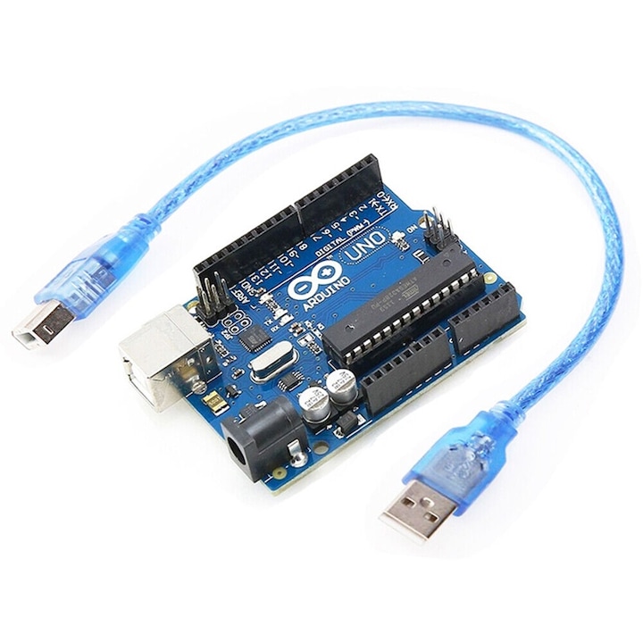 Платка за разработка Arduino UNO R3 с микроконтролер ATmega328P