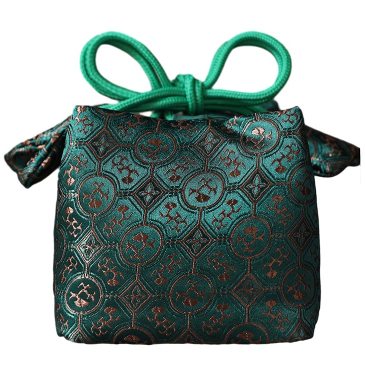 Organizator pentru ceai, husa de protectie, multifunctional, calatorie, verde