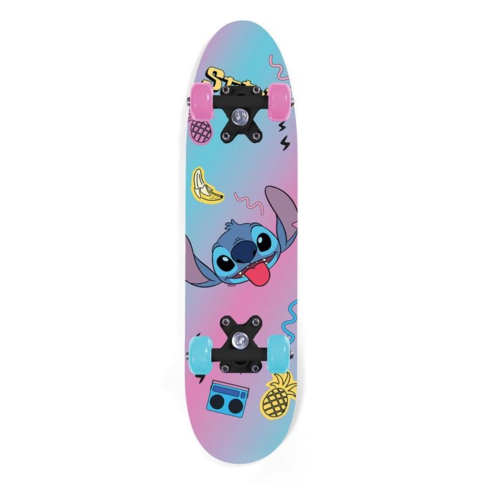 Skateboard din lemn 61 cm Lilo & Stitch Just Chill Albastru - eMAG.ro