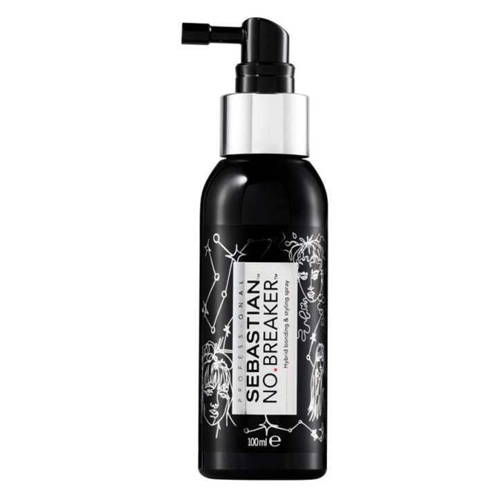 Spray de styling si ingrijire pentru par Sebastian Professional No.Breaker Hybrid Bonding & Styling Spray - Limited Edition by Girl Knew York, 100 ml