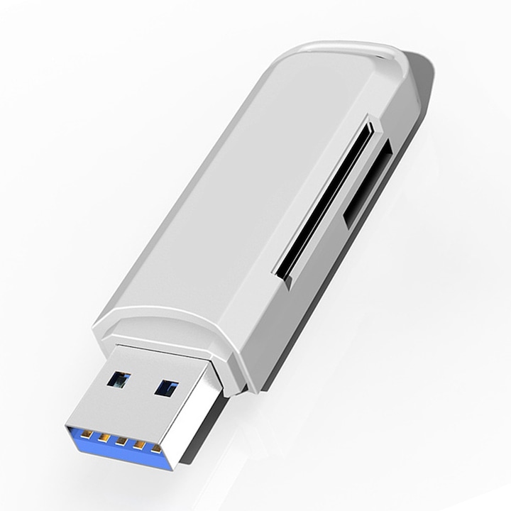 Cititor de carduri, USB 3.0, transfer de mare viteza, negru, 6.3x1.9x1cm
