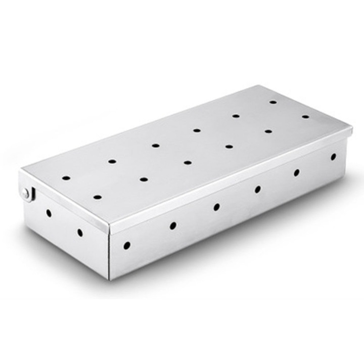 Cutie pentru afumare, Ustensile gratar, inox, 22.2x9.6x4.4cm