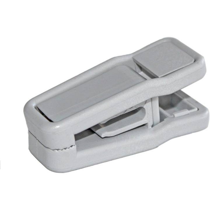 Set 20 cleme prindere pentru umerase, plastic, gri