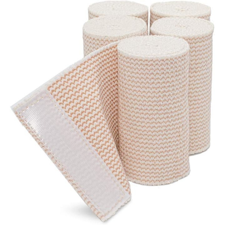 Set 5 benzi adezive elastice, autoadezive, respirabile, 10cmx2cm