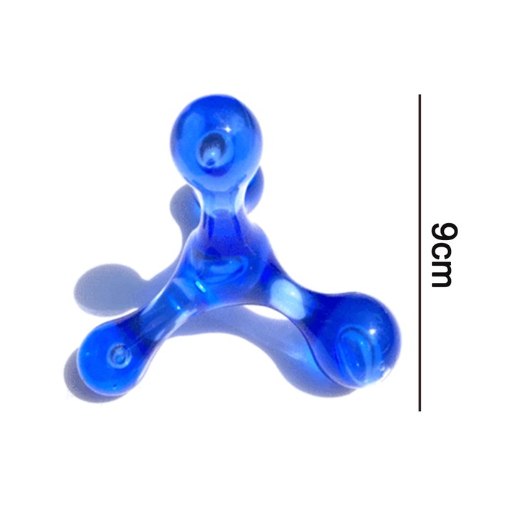 Aparat masaj pentru picioare, AMRINUGL, 4 capete, Albastru, 29x30x1cm