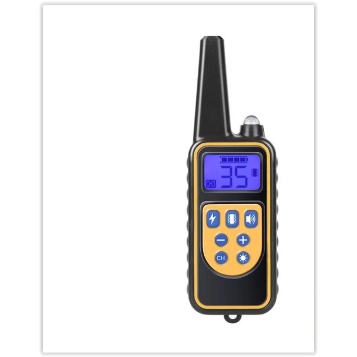 Telecomanda pentru inlocuire, compatibila cu zgarda dresaj caine L800, la 800m, 3 canale