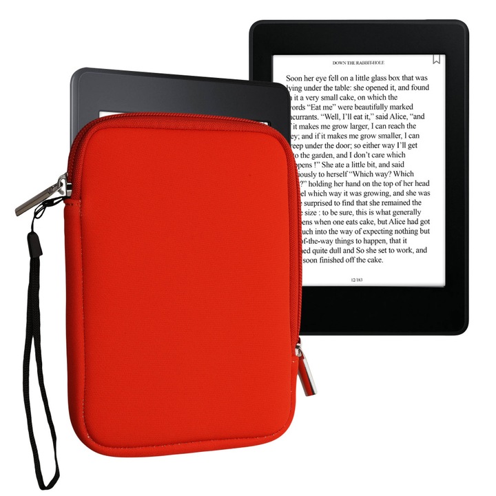 Kwmobile univerzális tok 6 hüvelykes eBook olvasóhoz, narancssárga, neoprén, KWM000010OQ011C