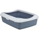 Litiera Pentru Pisici, Trixie, Classic, Cu Rama, 37x15x48 cm, Violet/Alb, 40187