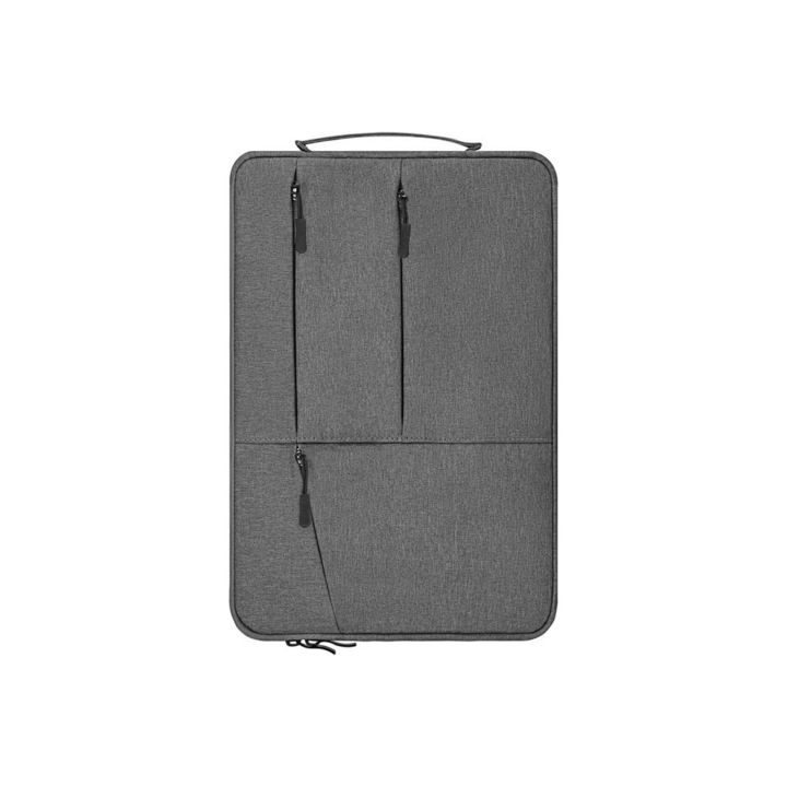 Laptop táska hüvely stílusú, 15,6 hüvelykes IWTTWY, szürke