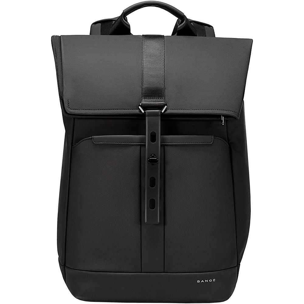 Rucsac calatorii, birou, laptop 15.6 inch, material rezistent la stropi de apa, sistem fixare pe valiza, BANGE, BG2888BK, Negru