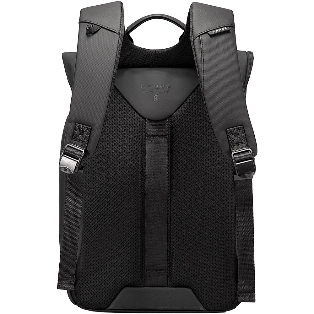 Rucsac calatorii, birou, laptop 15.6 inch, material rezistent la stropi de apa, sistem fixare pe valiza, BANGE, BG2888BK, Negru