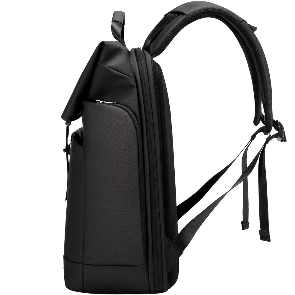Rucsac calatorii, birou, laptop 15.6 inch, material rezistent la stropi de apa, sistem fixare pe valiza, BANGE, BG2888BK, Negru
