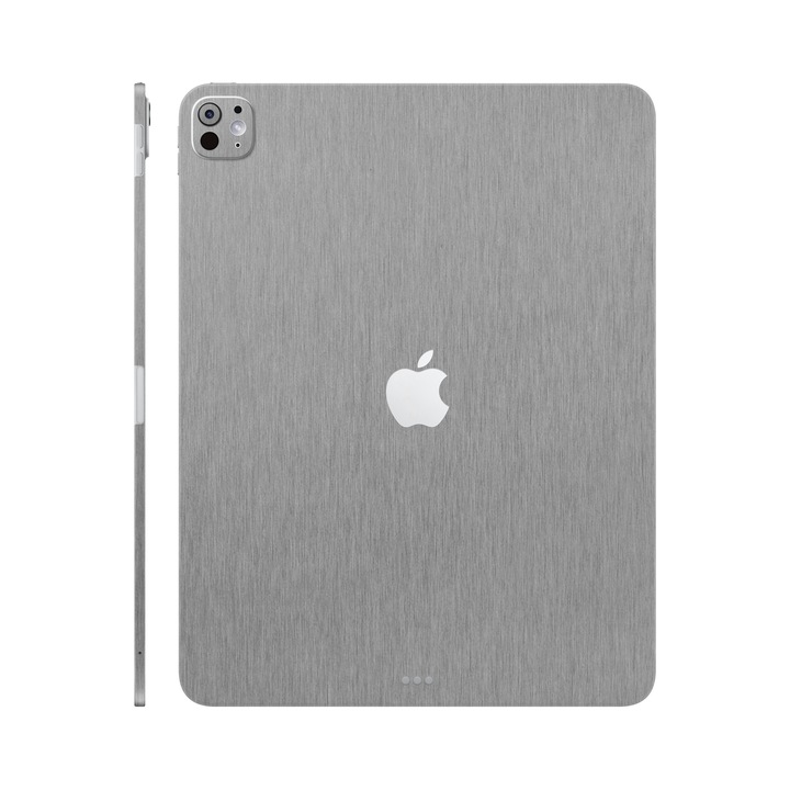Folie de protectie pentru iPad Pro 11" (2024), Colectia Elegans, Skin Spate cu laterale unite, Metalic Grafit