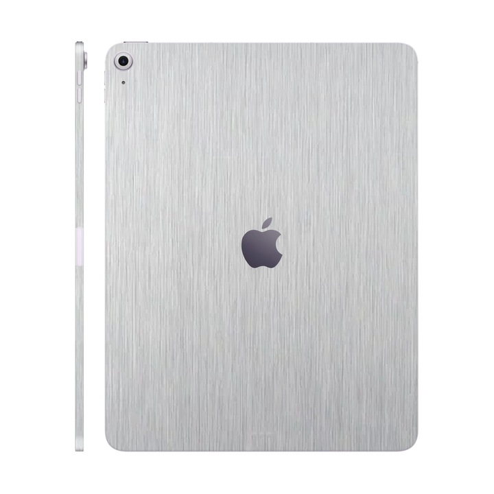 Folie de protectie pentru iPad Air 13" (2024), Colectia Elegans, Skin Spate cu laterale separate, Metalic Gri