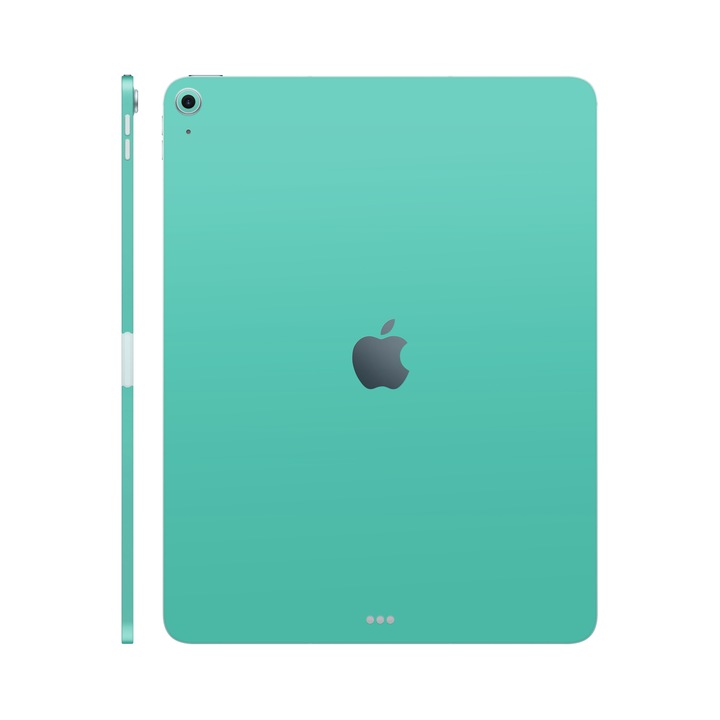 Folie de protectie pentru iPad Air 11" (2024), Colectia Unique, Skin Spate cu laterale separate, Mat Verde Menta