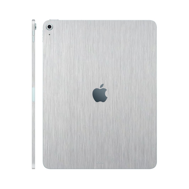 Folie de protectie pentru iPad Air 11" (2024), Colectia Elegans, Skin Spate cu laterale separate, Metalic Gri