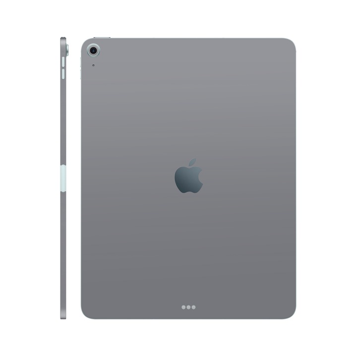 Folie de protectie pentru iPad Air 11" (2024), Colectia Unique, Skin Spate cu laterale separate, Mat Gri