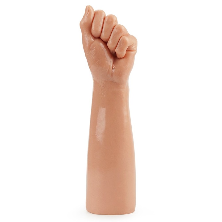 PVC vibrátor, Bitch Fist, 30 cm hosszú, 7,6-8,9 cm átmérőjű