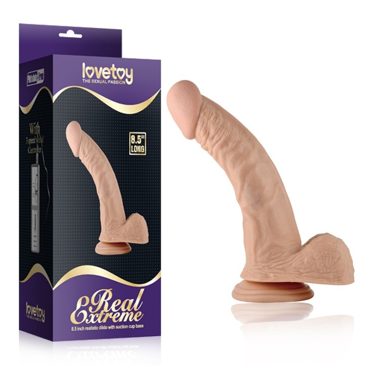 Реалистичен вибратор LOVETOY, 21.6 см
