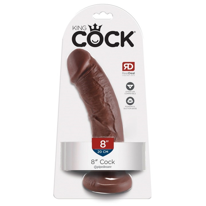 Dildo PVC, 21.5 cm, Ventuza