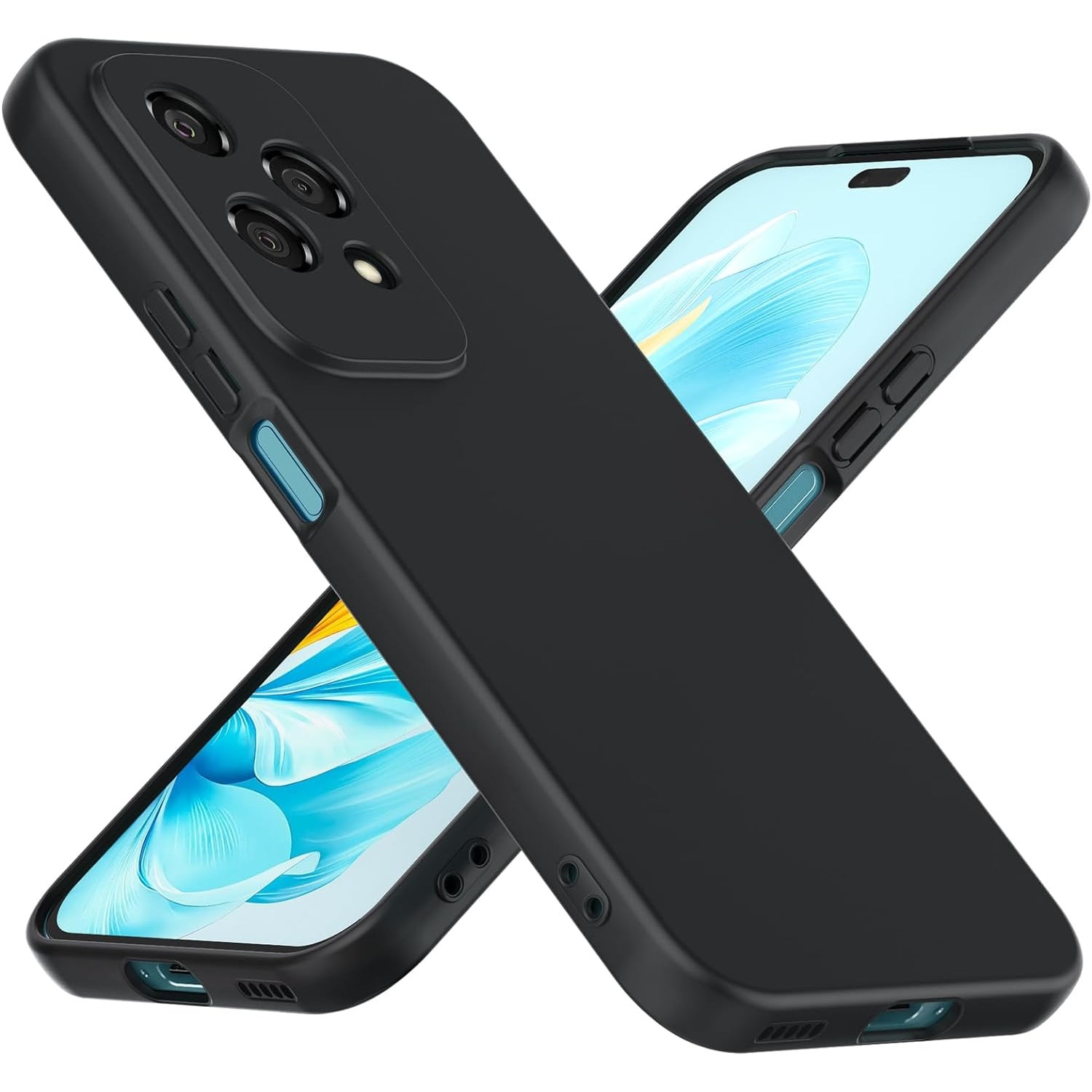 Husa pentru Honor 200 Lite Liquid Silicone subtire captusita cu microfibra anti amprenta protectie camera foto negru