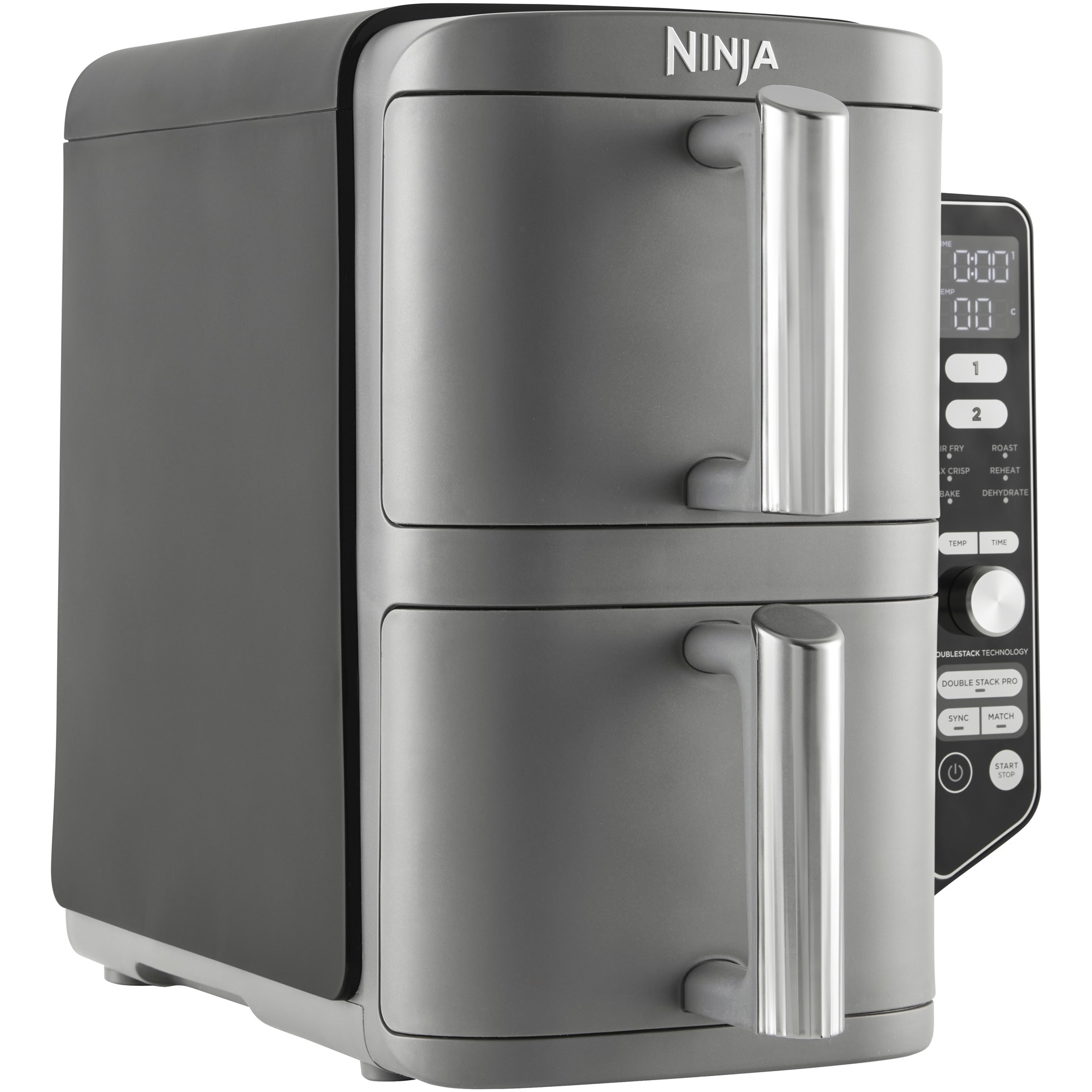 Friteuza cu aer cald Ninja Double Stack XL SL400, 9.5l, 2470W, 6