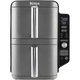 ФритюрниксгорещвъздухNinjaDoubleStackXLSL400EU,2470W,Капацитет9,5л,Температурендиапазон40-240°C,Двезонизаготвене,6програми,Сив