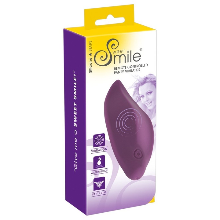 SMILE Panty - akkus csikló vibrátor (lila)