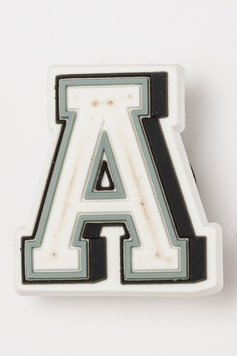 Crocs, Джибиц с форма на буква, Черен, Бял