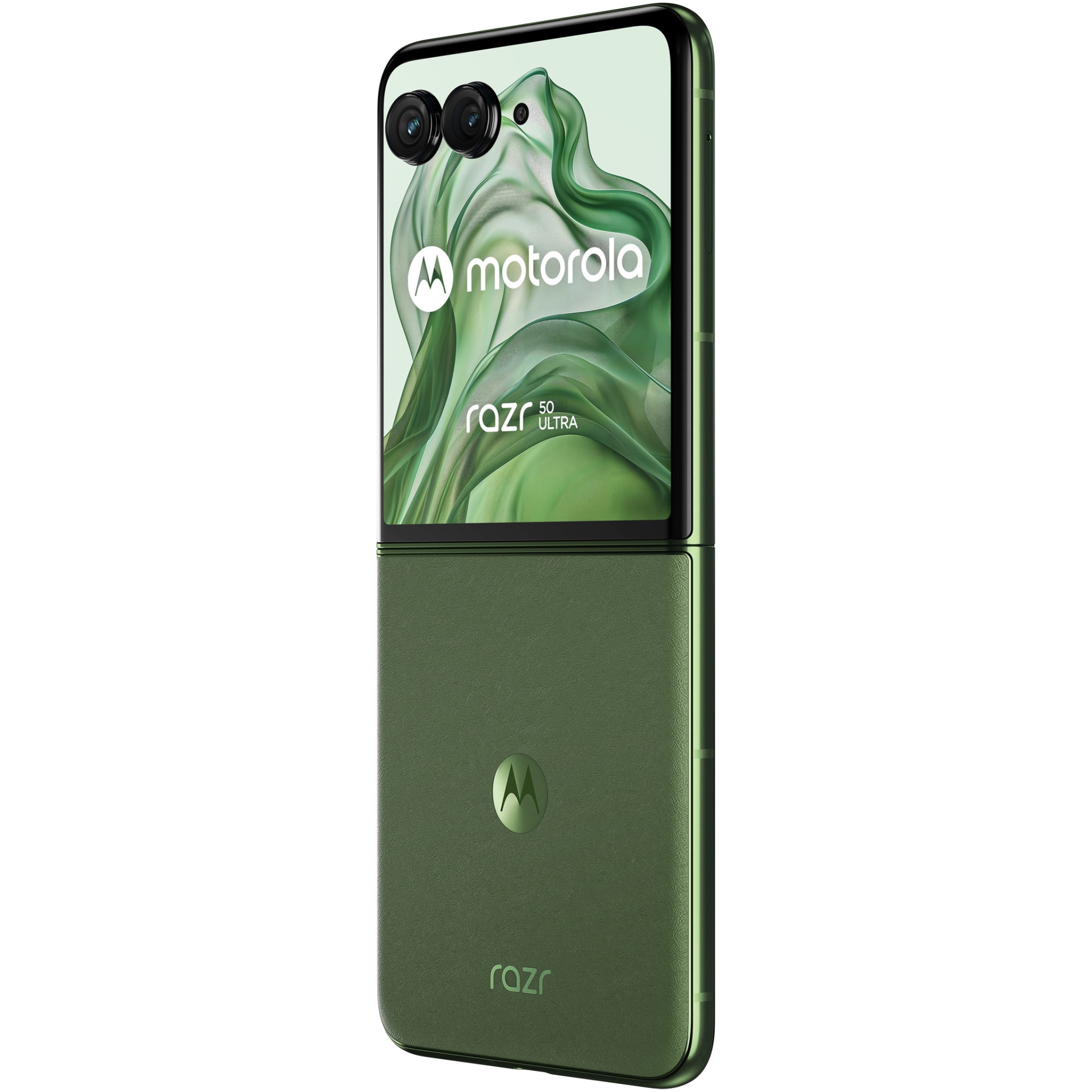 Telefon mobil Motorola Razr 50 ultra, Dual SIM, 12GB RAM, 512GB, 5G, Spring Green