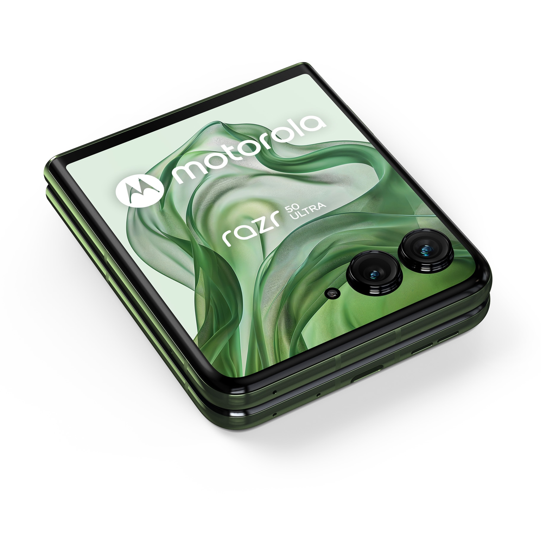 Telefon mobil Motorola Razr 50 ultra, Dual SIM, 12GB RAM, 512GB, 5G, Spring Green