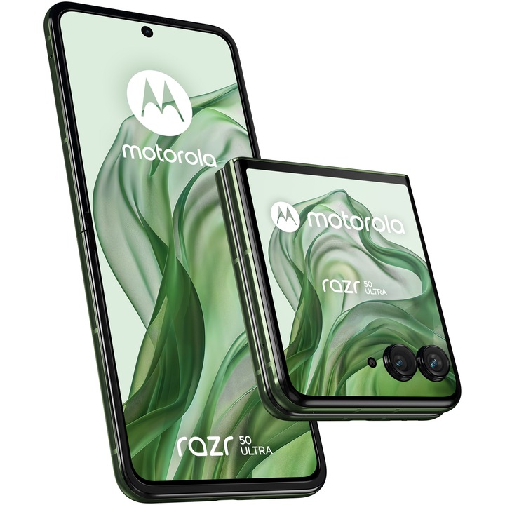 Смартфон Motorola Razr 50 ultra, Dual SIM, 12GB RAM, 512GB, 5G, Spring Green