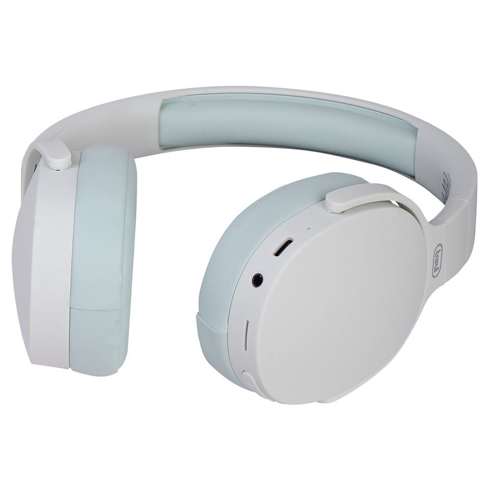 Casti bluetooth on-ear dj 12e45 bt trevi microfon redare pana la 7 ore microsd verde
