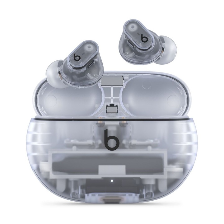 Casti Wireless Apple Beats Studio Buds, Noise Cancelling, Transparent