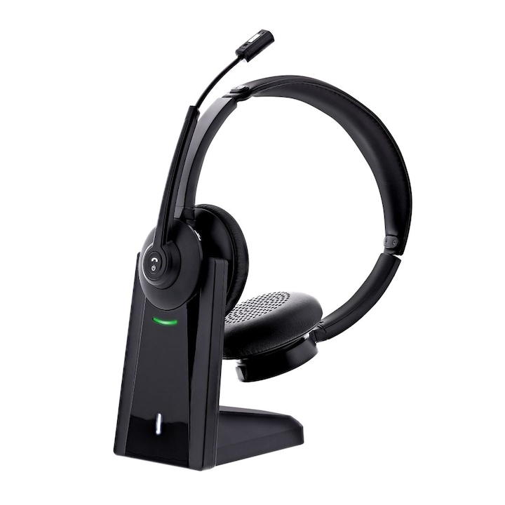 Casti PC T'nB Activ 1000X, Wireless, Bluetooth, Microfon, Negru