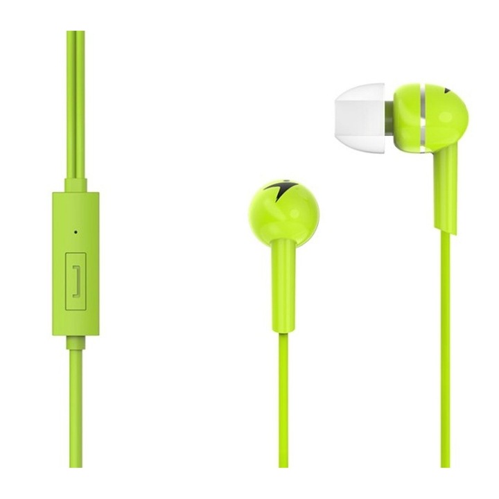 Casti Audio cu Fir Mini Jack 3.5mm, OPTIM SOLUTION, High Quality Standards, In-Ear Design, Sunet Hi-Fi cu Bass Profund, Hands-free Phone Calls, Confort Ergonomic, Build-in Microphone, Sensibilitate de 102dB, Negru