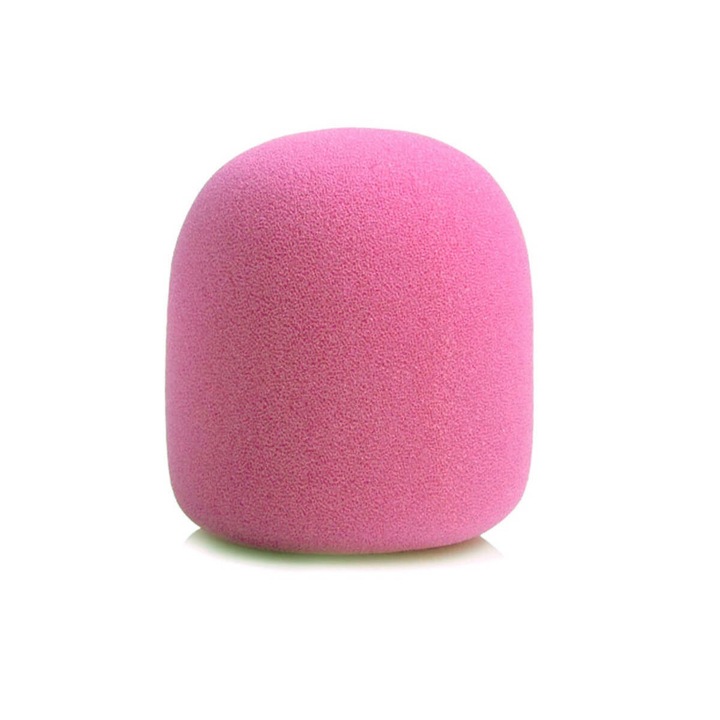 Accesoriu audio, Thunder, Spuma pentru microfon, spuma pentru parbriz – roz