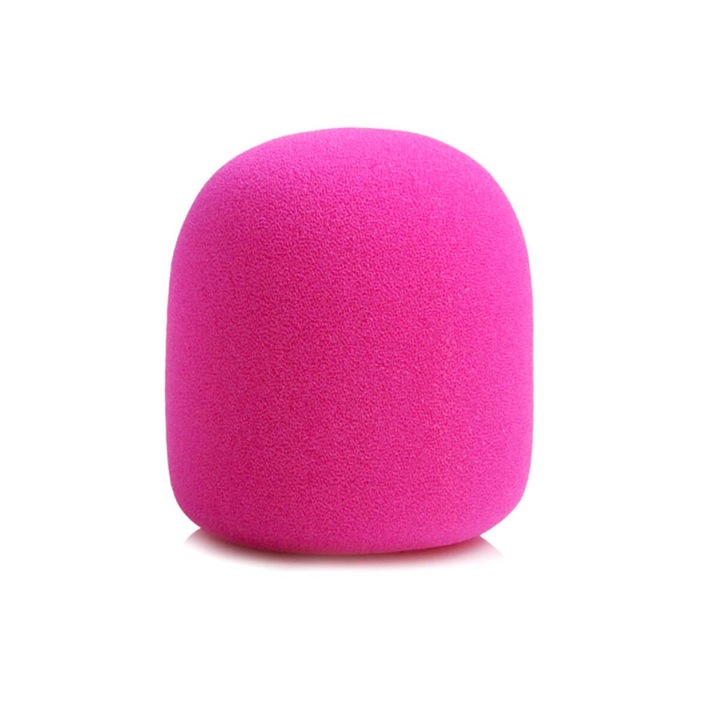 Accesoriu audio, Thunder, Spuma pentru microfon, spuma pentru parbriz – roz