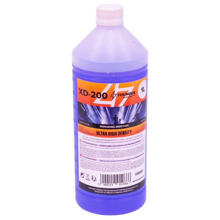 Thunder XD-200 füstfolyadék ULTRA sűrűség (1 liter)