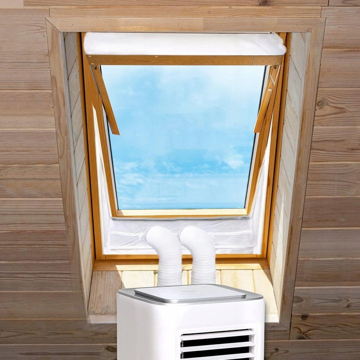 Filtru garnitura aer conditionat, 2x230 CM, alb