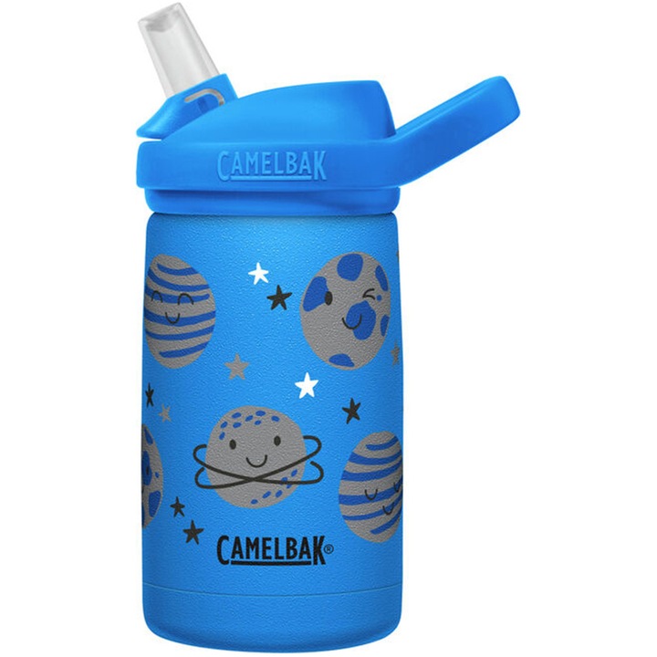 Детска бутилка за вода Eddy+ Insulated Stainless Steel Space Smiles Camelbak, 350 мл