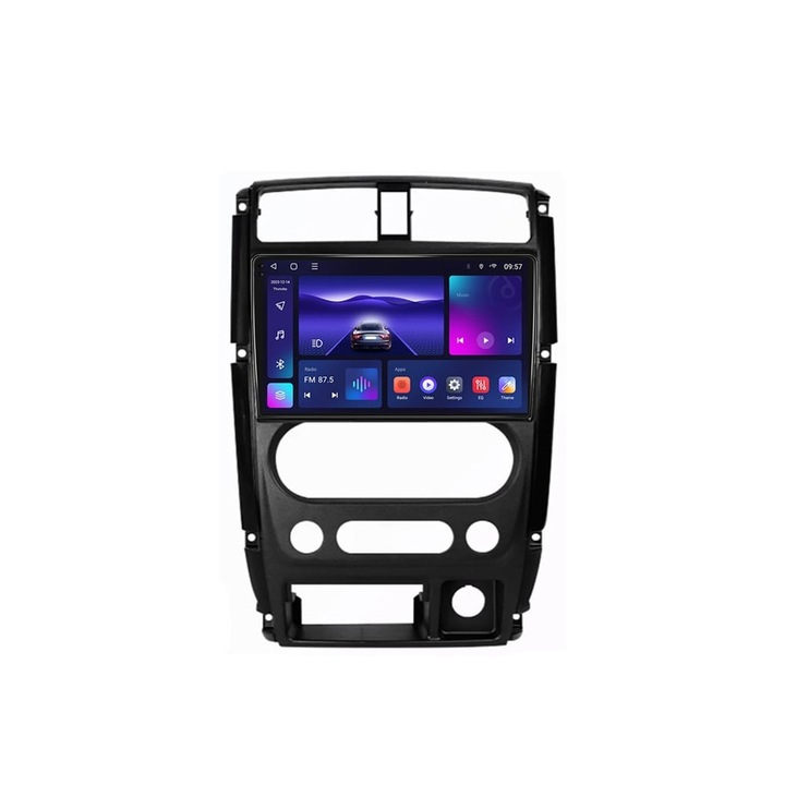 Dedikált navigáció QLED képernyővel 2K NaviMag 8 magos 2GHz 4+64GB Android Bluetooth Rádió GPS Vezeték nélküli Carplay SIM Slot 4G Suzuki Jimny (2005-2018)